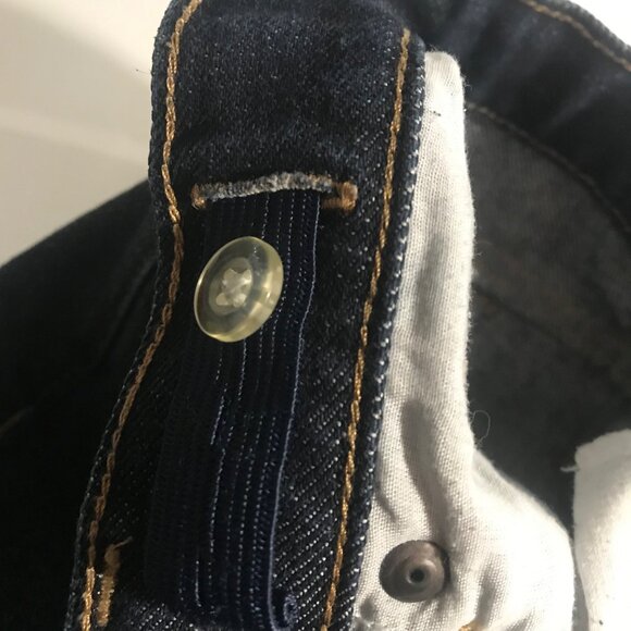 2 Pairs Size 7 Old Navy Boys Flex Fit Jeans Loose Bootcut & Straight Leg Dark - Picture 11 of 12